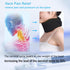 Neck Brace Cervical Collar, Soft Neck Support for Pain Relief, Adjustable for Sleeping, Travelling, Office (Black, L)