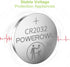 POWEROWL High Capacity CR2032 Battery (20-Pack) 3V Lithium Batteries, 10 Years Leak-Free