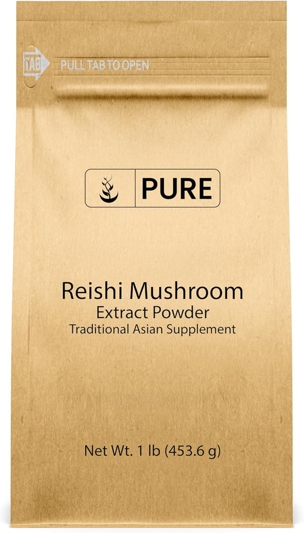 PURE ORIGINAL INGREDIENTS Reishi Mushroom (1lb) Lingzhi, Traditional Supplement, Non-GMO, Lab-Verified