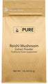 PURE ORIGINAL INGREDIENTS Reishi Mushroom (1lb) Lingzhi, Traditional Supplement, Non-GMO, Lab-Verified
