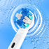 Replacement Toothbrush Heads Compatible with Oral B Electric Toothbrushes, 4pcs, Round Head for Vitality, Pro Series,