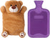 HomeTop Premium Classic Rubber Hot or Cold Water Bottle with Cute Stuffed
