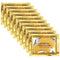 Permotary 30 Pairs Gold Gel Crystal Collagen Eye Pads, Under Eye Mask for Dark Circles, Puffy Eyes & Fine Lines, Gold