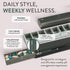 Pretty Pill Box Set, Stylish Daily Pill Organizer for Vitamin Management, Travel Essentials for Women & Men