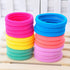 J-MEE Seamless Hair Bands, 100PCS Hair Ties, Ponytail Holders, Scrunchies for Thick Hair, No Crease Damage