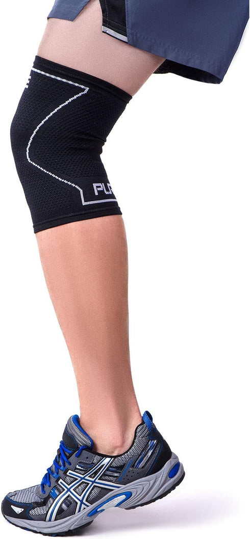 Pure Compression Compression Knee Support Sleeve Relieve Knee Pain, Recovery Sleeve for Men and Women Great
