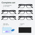 Gaoye Professional Reading Glasses for All Day Use - Computer Readers with Blue Light Protection Value Pack
