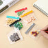 Ptwola 12 Pcs Zippered Pill Pouch Slide Lock Storage Bags Reusable Mini Seal Portable Medicine Baggies Self-Sealing