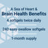 Omega-3 Inflammation 240 Life Extension Super EPA/DHA Fish Oil, Sesame Lignans & Olive Extract Heart Health, Brain