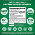 Zazzee USDA Organic Wild Blueberry 10:1 Extract - 5000 mg Strength, 120 Vegan Capsules