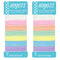 HOYOLS No Metal Hair Elastics Bands, 56 Count Assorted Baby Ponytail Holders for Girls Women Thick Hair Accessories