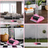 Pink Broom and Dustpan Set Combo for Home Office Kitchen, Broom with Dustpan (Pink)
