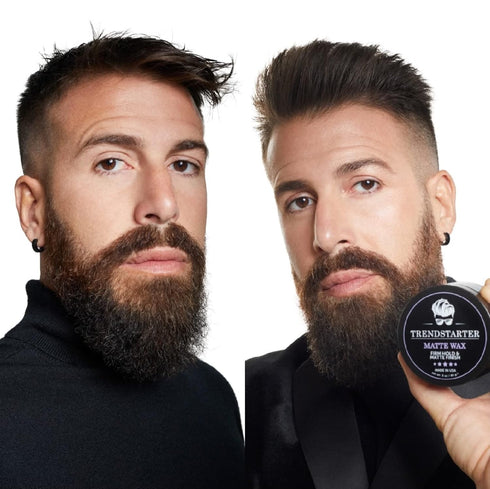 MATTE WAX (4oz) - Premium Water Based Hair Styling Pomade, Firm Hold, Matte Finish