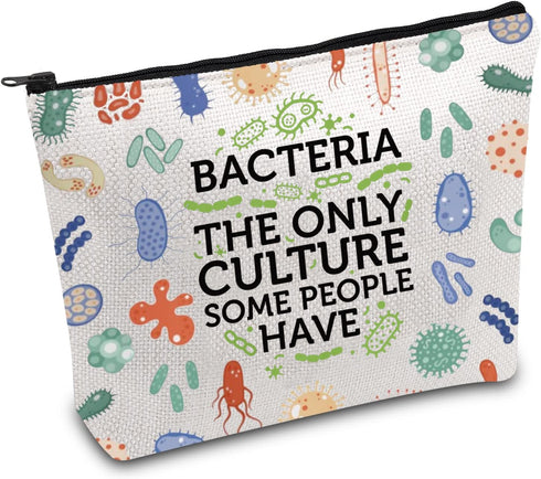 FOTAP Biology Teacher Gift - Microbiologist Survival Kit, Med School Gift, Germaphobe Makeup Bag
