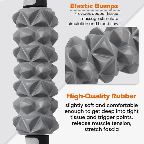 KITWILD Muscle Roller Stick, Massage Roller Stick for Athletes, Body Massage Stick for Muscles Deep Tissue, Muscle