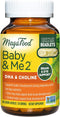 MegaFood Baby & Me 2 Prenatal DHA & Choline - Plant-Based Liquid DHA and Choline for Baby's Development - Vegan - 60