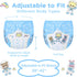 Littleforbig Washable Adjustable Reusable Waterproof Cloth Adult Diaper Wrap Cover One Size - Astro Babies