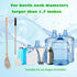 isshu 2-Pack Bucket Brush, Bottle Brush for Cleaning Extra Long Bottles, Gallon Jug Cleaner, Water Bottle Cleaner.