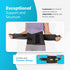 BraceAbility Elastic Low Back Brace - Compression Support Belt for Sciatica, Herniated Disc, Workouts, XL