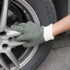 MIG4U Microfiber Dusting Gloves for House Cleaning, Washable Blind Cleaner Duster Tool (Gray, S/M)