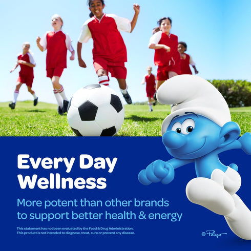 Kids Multivitamin Gummies with 15 Daily Vitamins & Minerals for Growth | The Smurfs | 60 Gummies