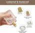 2 Pack 50ml Refillable Spray Perfume Bottles, Portable Clear Atomizer, Travel Perfume Dispenser