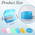 Trinkrittey 5 Pcs Toothbrush Covers Portable Toothbrush Head Protector Case Brush Pod Case Protective Plastic Clip