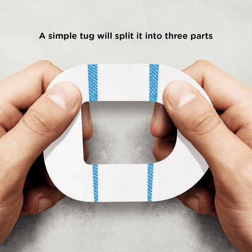 SIMPATCH Adhesive Patch for OmniPod - Pack of 25 - Available in Multiple Colors (Brown)