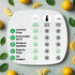 Scent2Go Toilet Fragrance Powder - Discreet Travel Size Packet, Plant Based Formula - Lemon + Mint, 20 Single Use