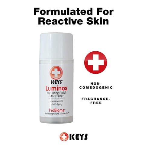 Keys Care Luminos Hydrating Clear Natural Moisturizer - Anti-Aging Makeup Base for Radiant Skin - All Skin Types