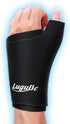 Wearable Thumb Wrist Ice Pack - Reusable Hot Cold Compress for Injuries, Carpal Tunnel, and Swelling, Black-S/M
