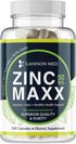 Zinc Maxx 100 Capsules, Zinc Gluconate Immune Booster for Skin Care and Reproductive Health, 3+ Month Supply