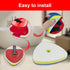 OKcedier 1 2 1 Spin Mop Replacement Head for O Cedar EasyWring Tank, Includes Magic Scrubber Sponge Brushes & Connector