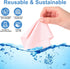50 Pieces Microfiber Cleaning Cloths for Glasses, 7 x 6 Inch for Electronics and Cell Phone