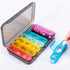Daviky 7 Day Pill Organizer, Daily Pill Box 3 Times a Day, Weekly Medicine Cases for Vitamins and Medication