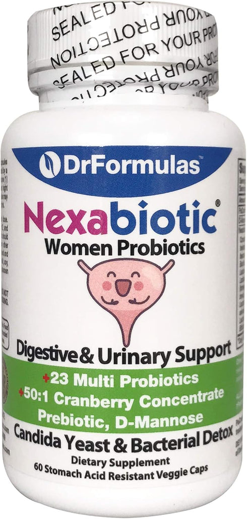 DrFormulas Probiotics for Women | Nexabiotic Probiotic for Pregnancy, Mom & Baby - Best with Vitamins