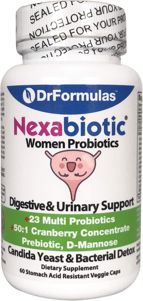 DrFormulas Probiotics for Women | Nexabiotic Probiotic for Pregnancy, Mom & Baby - Best with Vitamins
