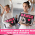 Hillban 2 Pcs Dance Theme Gifts, Waterproof Chenille Letter Bags, Preppy Patch Makeup Bag for Women Girls