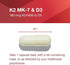 PROTOCOL FOR LIFE BALANCE K2 MK-7 & D3 - 60 Veg Capsules for Vascular Health & Bone Strength