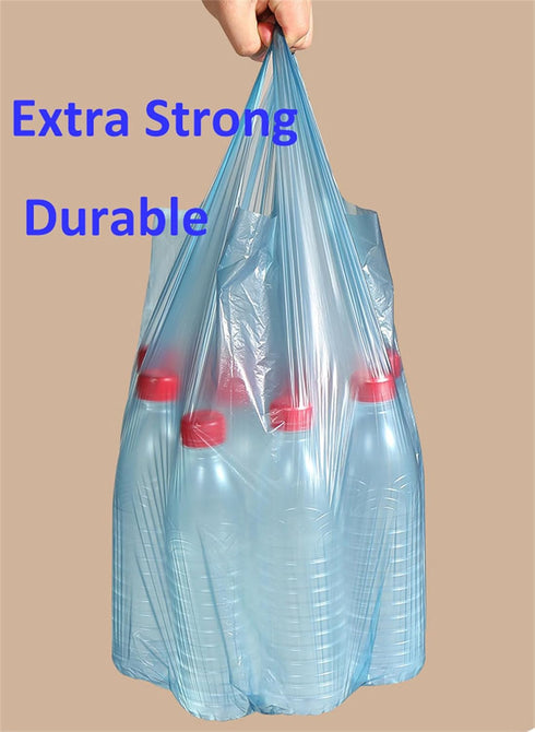 2-3 Gallon Tear-Free Small Trash Bags, 150 Counts, with Handles, Unscented for Bathroom Kitchen