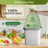 Lokingrise 13 1 49.21 30 D6400, Gallon Compostable Trash Bags with Drawstring, Heavy Duty Extra Thick Mil, Liter, Bags