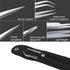 Sivote Eyelash Tweezers, 2-Pack, Stainless Steel Lash Tweezers for Eyelash Extensions, Matte Silver