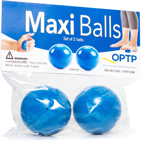 OPTP Maxi Balls Self-Massage Ball Set for Therapy and Strength Exercises, Hand