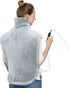 CAROMIO Large Heating Pad for Neck and Shoulders, Weighted Electric Heating Pad with Auto Shut Off, 4 Heat Settings