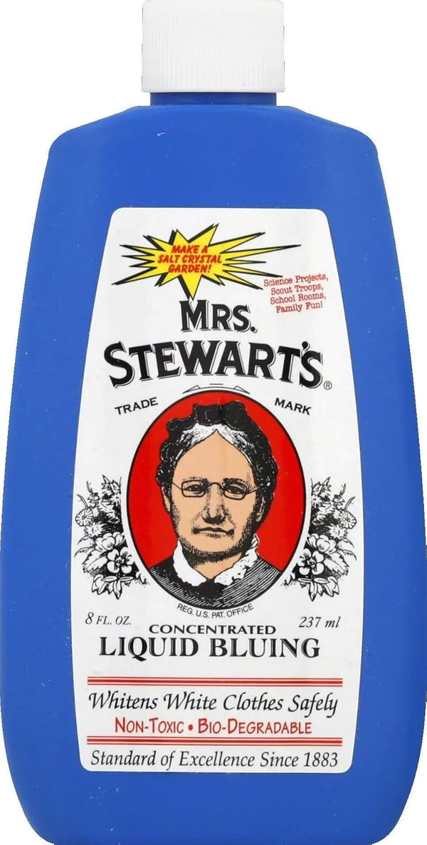 ROJAX (Pack of 6) Mrs. Stewart's Concentrated Liquid Bluing, 8 fl oz each,