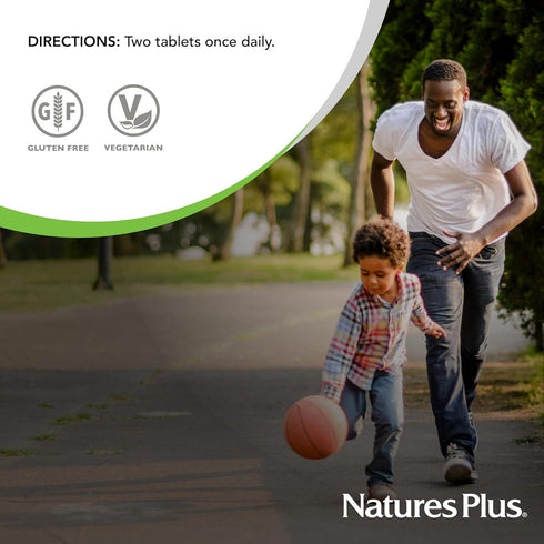 Natures Plus Herbal Actives Tri Immune Supplement - Olive Leaf, Arabinogalactans, Andrographis & Vitamin C, 60 Vegan