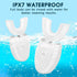 Ultrasonic Electric Toothbrush Adults, Automatic Toothbrush U Shaped Whole Mouth 360° Cleaning Teeth Whitening Hands Free Rechargeable IPX7 Waterproof