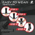 Sleeve Stars Ankle Brace for Sprained Ankle & Plantar Fasciitis Relief, Achilles Tendonitis Brace & Compression Strap