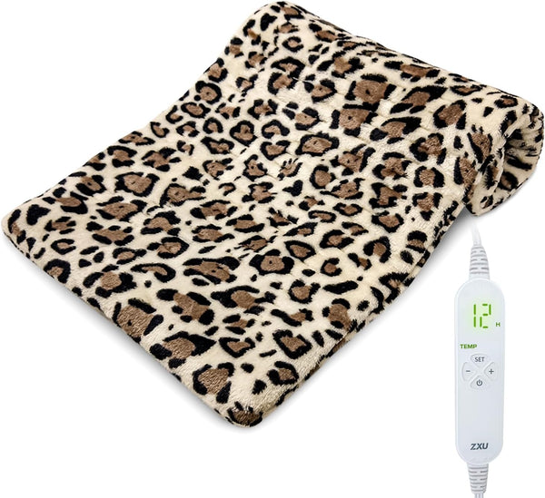 ZXU Heating Pad for Back Pain and Cramps Relief, Ultra Soft Microplush Heating