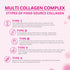 Collagen Peptides Capsule, Hydrolyzed Collagen Powder for Hair, Skin, Nail & Joint Support, 100 Capsules